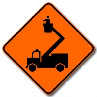 Signaux avancés de travaux, travaux en hauteur 