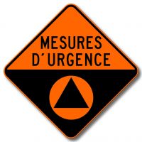 Signaux avancés de travaux, mesures d'urgence