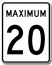 Limite de vitesse (20)