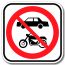 Accès interdit aux automobilistes et aux motocyclettes 
