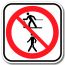 Accès interdit aux skieurs de fond et piétons