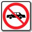Accès interdit aux automobilistes